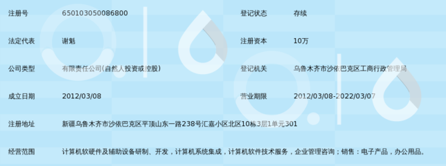 乌鲁木齐友诚伟业软件信息技术有限责任公司_360百科